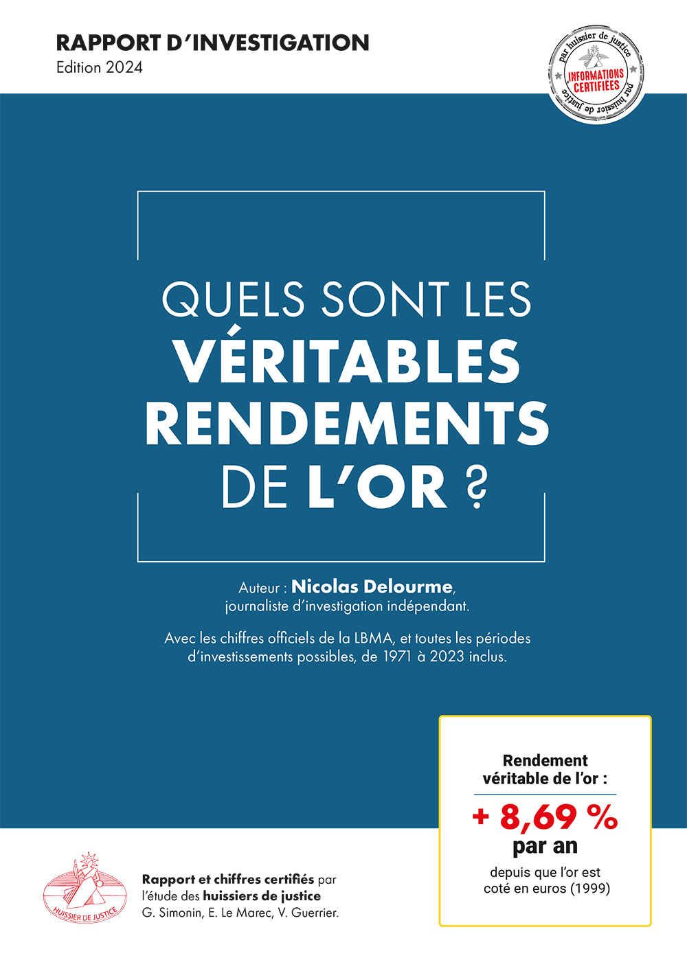 Quels ont les véritables rendements de l'or